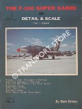 Book cover of The F-100 Super Sabre in Detail & Scale by KINZEY, Bert